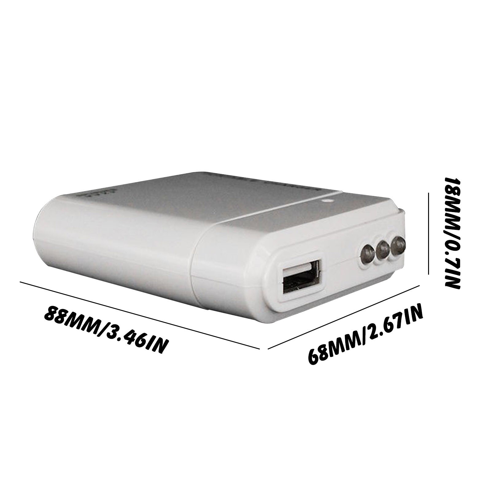 Mobiele Telefoon Oplader 4 * Aa Batterijen Power Bank Case Draagbare Led Licht Usb Batterij Oplader Power Bank Case Kit voor Smart Phones