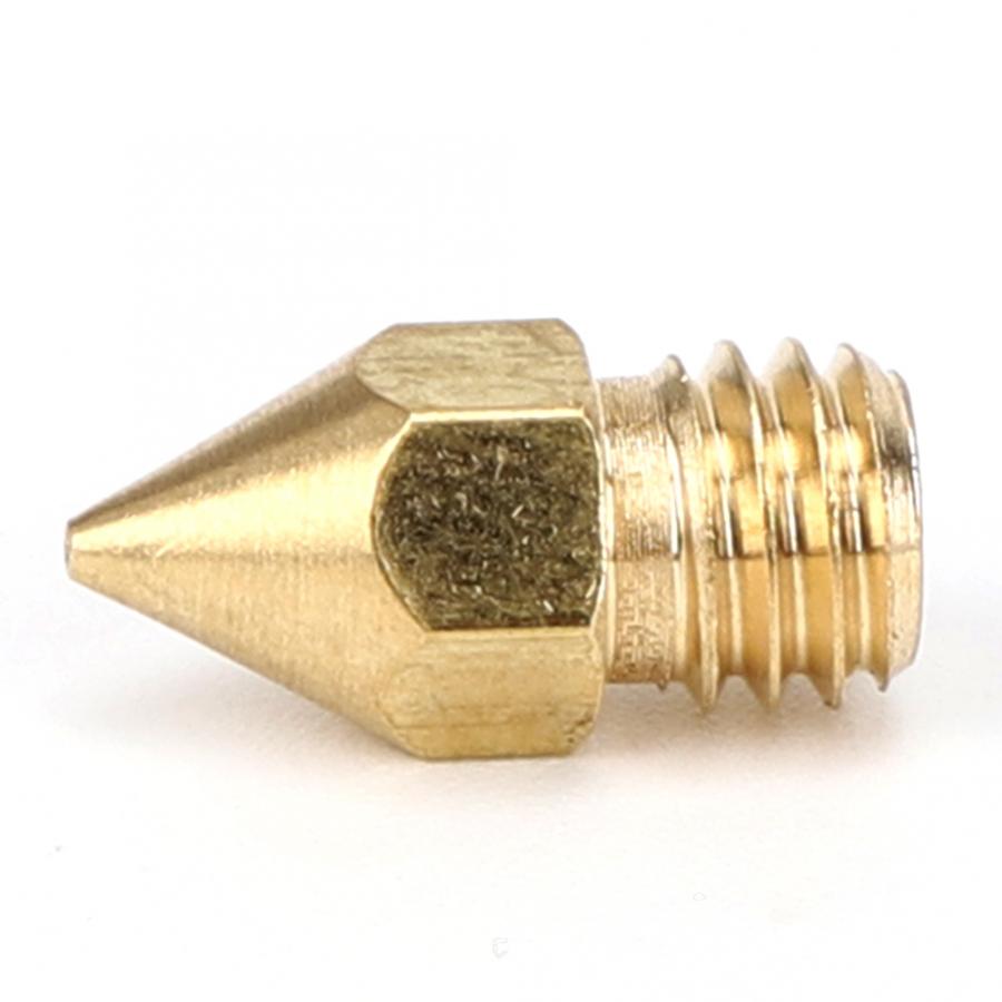 50 stuks/set  mk8 puntige messing spuitmonden met belettering 3d printeraccessoires 13 x 6mm