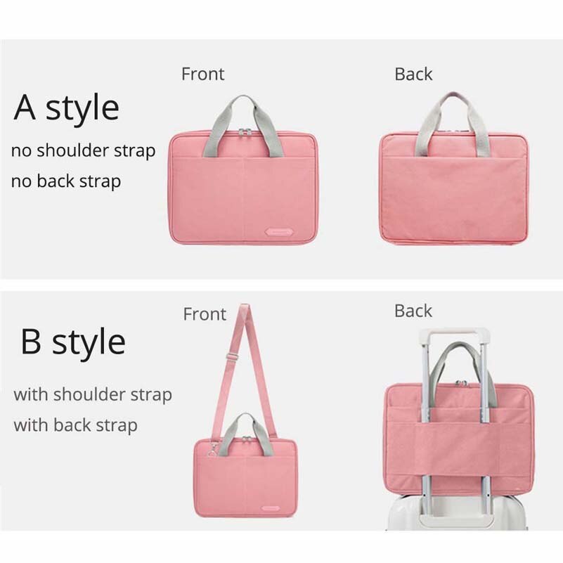 Women Laptop Briefcase Computer Bag Business Document Organizer Ipad Tote Ladies Handbag Messenger Document Bag