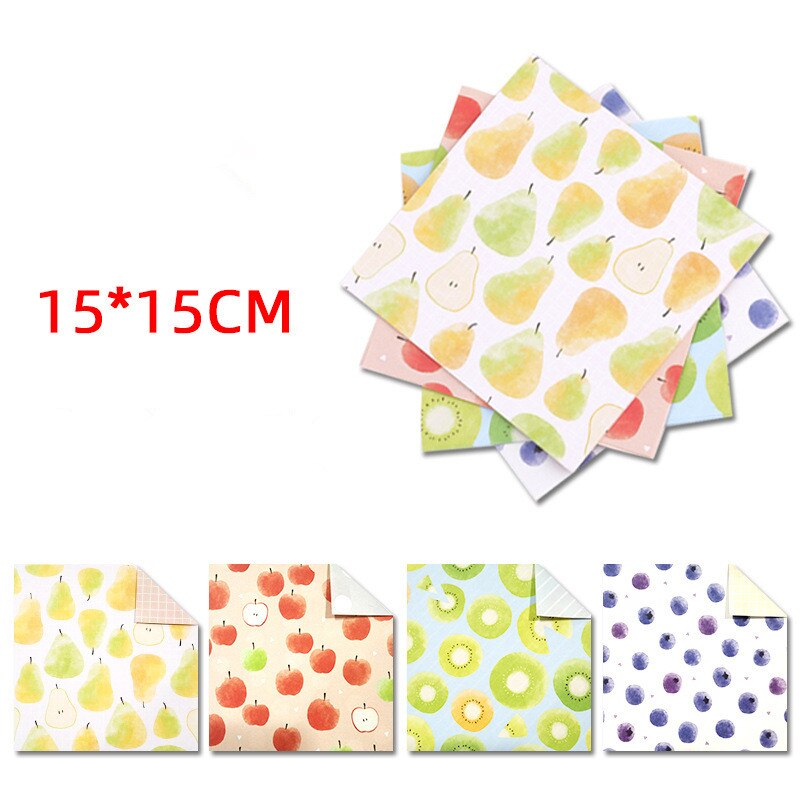 80 Stks/set Vierkante Origami Papier Bloemen Bloesem Patroon Enkelzijdige Handgemaakte Decor Gevouwen Plakboek Craft Diy Kids Volwassenen: plum
