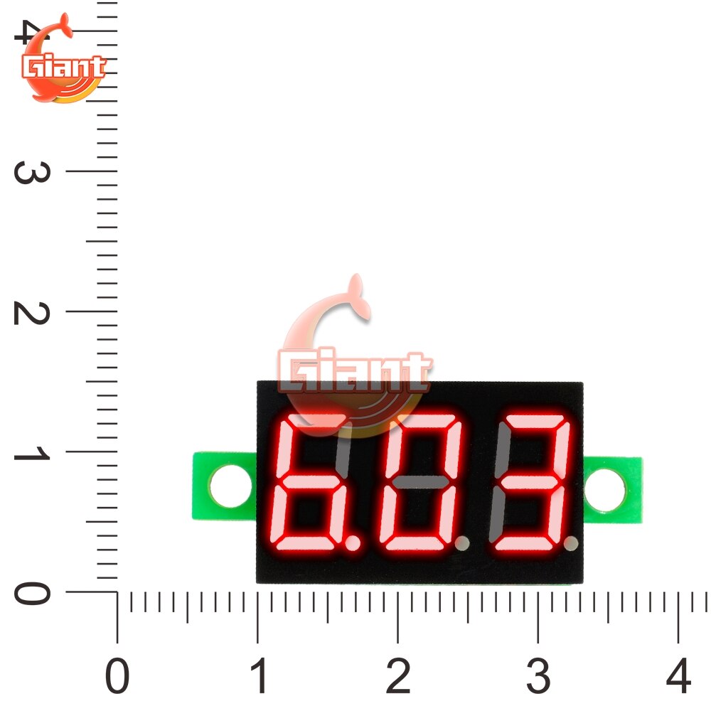 0.36 Inch Digitale Voltmeter Mini Led Auto Voltmeter Voltage Volt Meter Voltage Indicator Panel Batterij Monitor Dc 0-30V 5V 12V