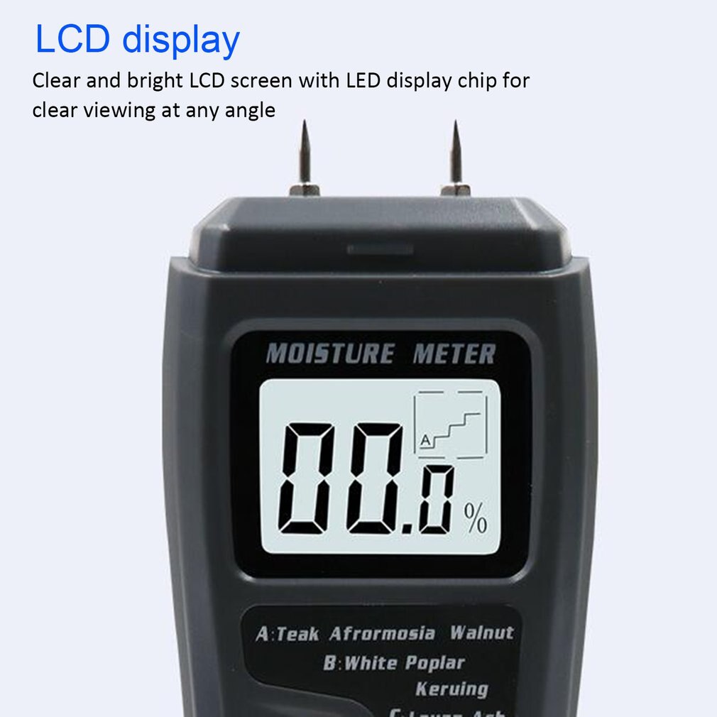 Wood Moisture Tester Moisture Meter Wooden Floor Carton Moisture Measurement Moisture Meter Moisture Meter