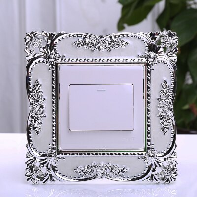 86 europeisk bryter lim smart deksel akryl stue stikkontakt erme bryter panel dekorere erme støvtett: 8