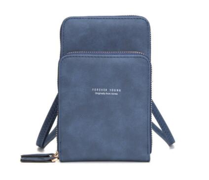 SMOOZA Crossbody komórek torba na telefonu na ramię torebka na telefon moda codziennego użytku posiadacz karty Mini letnia torba na ramię dla kobiet portfel: scrub blue