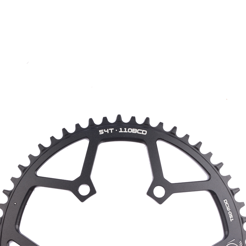 Deckas 110 bcd kettingblad fietskettingwiel voor shimano kroon rond zwart 36t 38t 40t 42t 44t 46 t 48t 50t 52t 54t fietsonderdeel