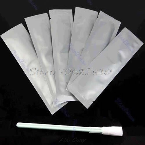 6Pcs Wet Sensor Cleaning Kit CMOS CCD Reiniger SWAB Für Nikon Canon Kamera DSLR