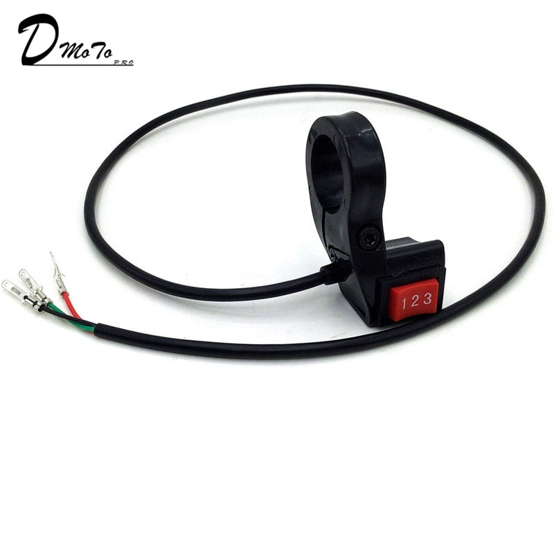 22mm Electric 3 Speed Module Switch For Shift E-bike Scooter Bike Motorcycle Kit Gear switch