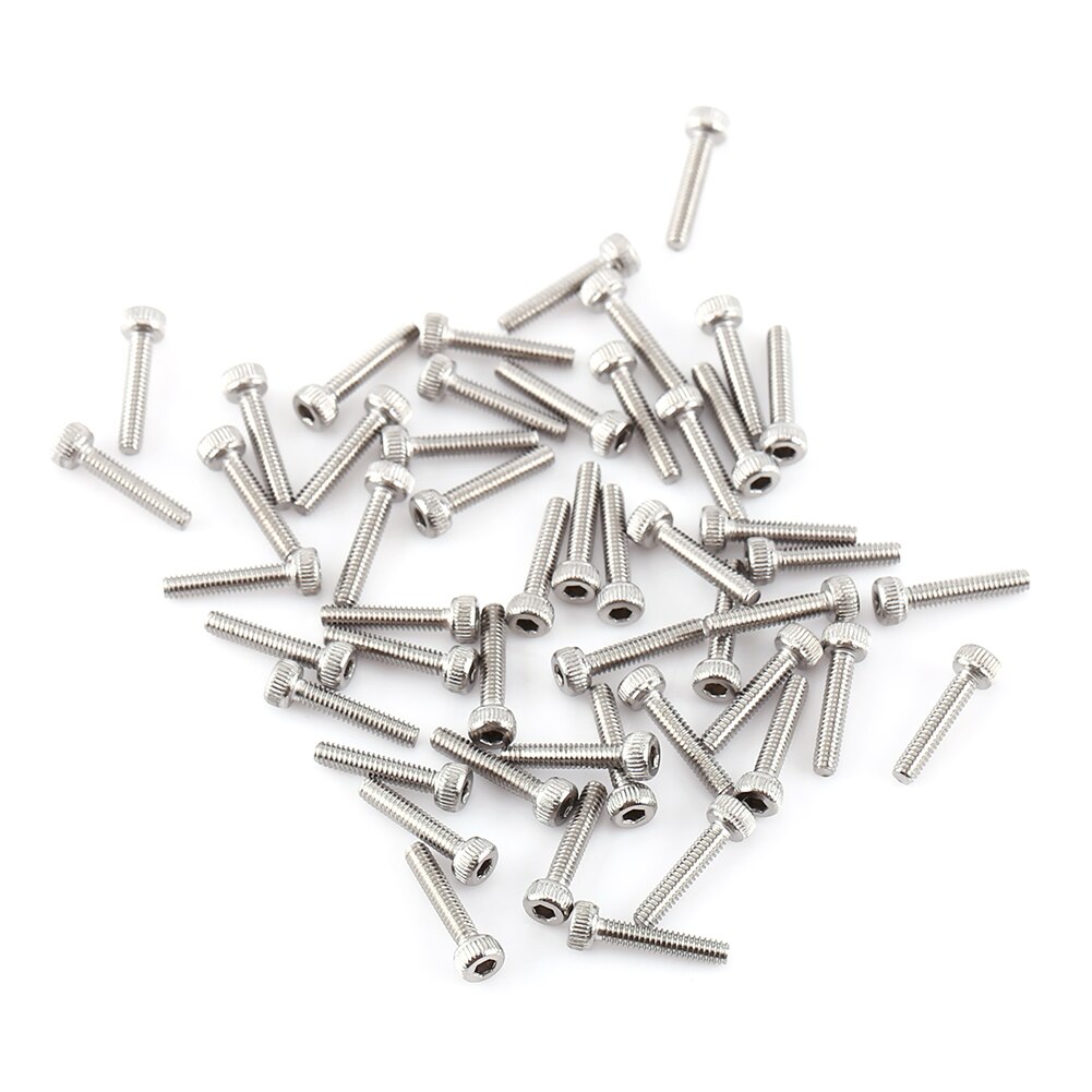 600pcs/set M2 Screws 304 Stainless Steel Hex Socket Screws Bolts With Hex Nuts Washers Assortment Kit Cap/Button/Flat Head