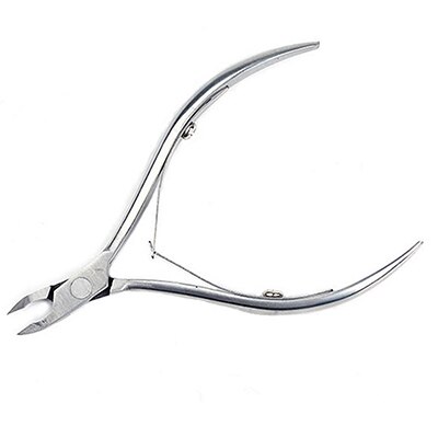 1Pcs Stainless Steel Cuticle Scissors For Dead Skin Cuticle Hangnail 2 Fork Callus Scissors Nipper Cutter Nail Clipper