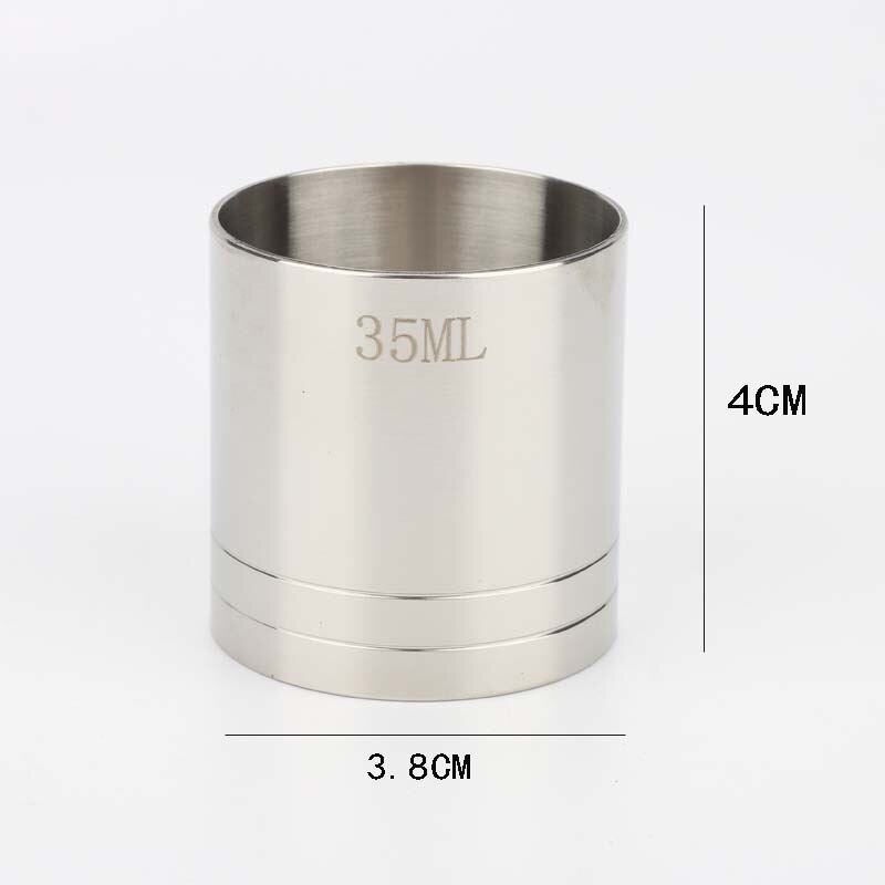 25ML / 35ML / 50ML stainless steel measuring cup straight cylindrical cocktail jigger