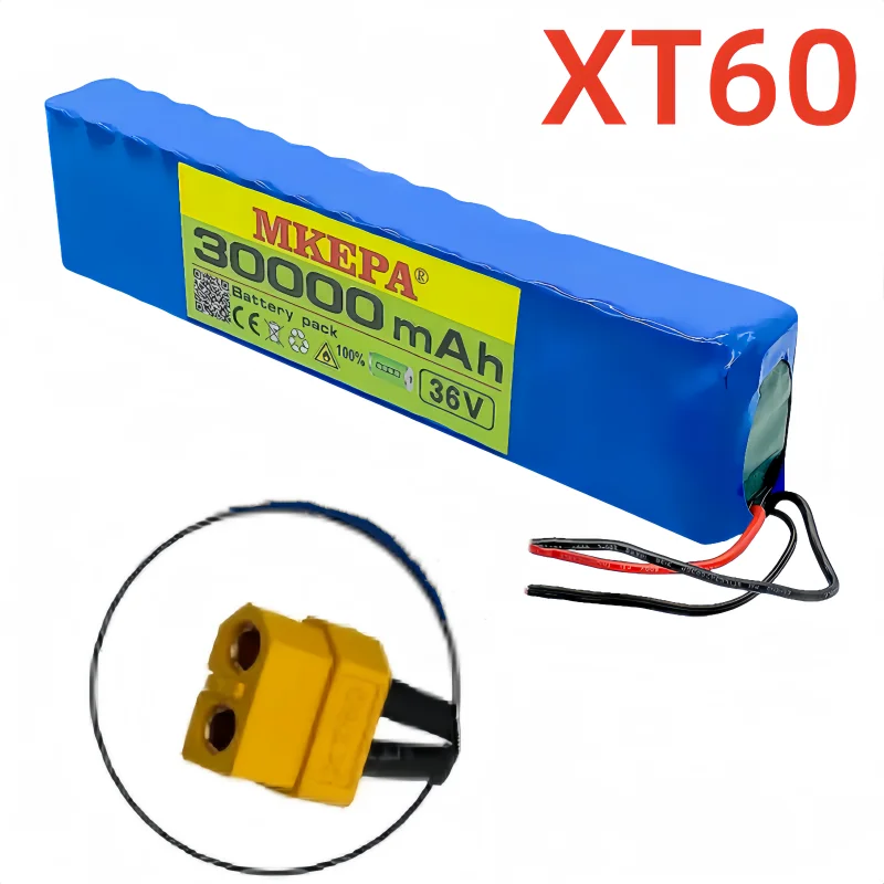 10S3P 36V 30000mAh 100% nowy akumulator litowo-jonowy odpowiedni do produktów elektrycznych, takich jak akumulator do skuterów: FIOLETOWY