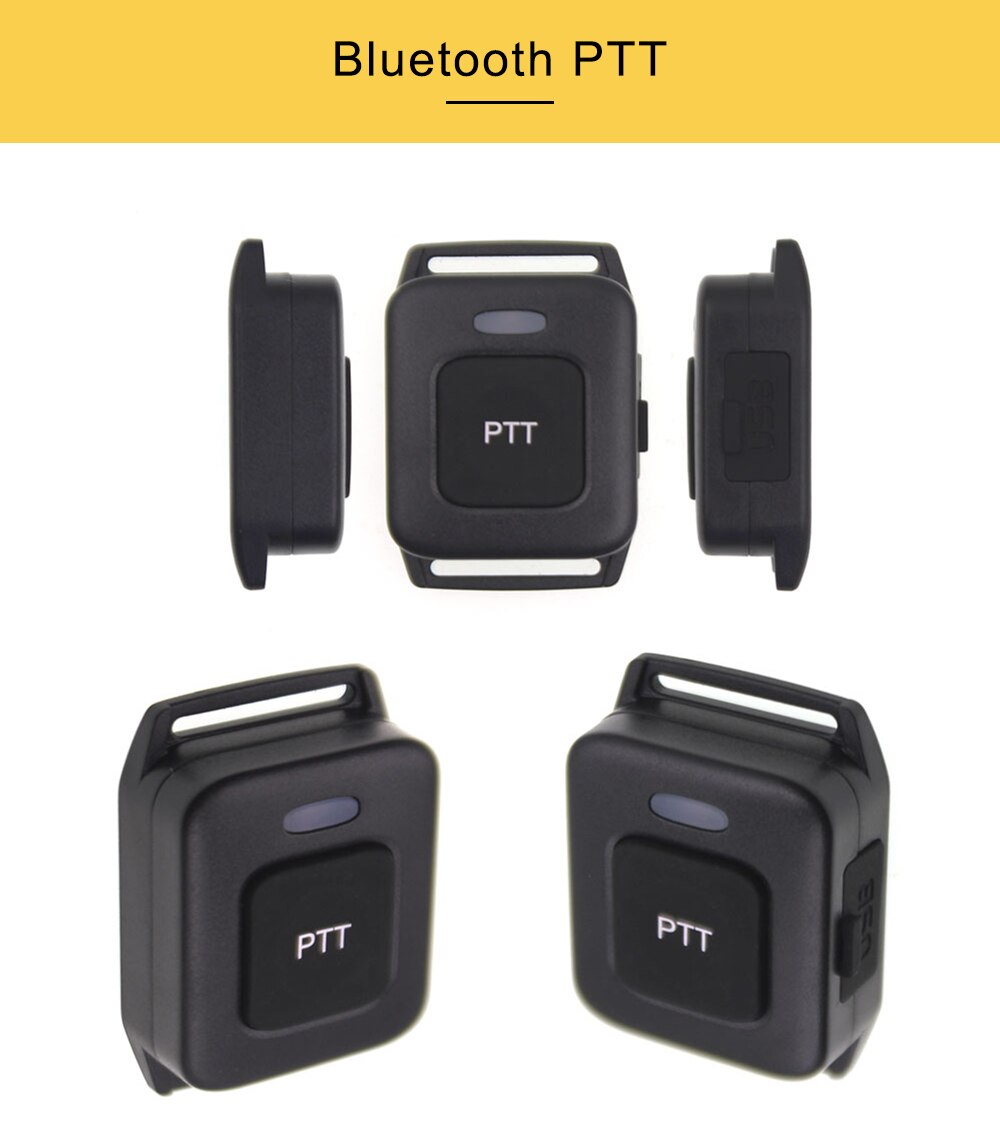 Wireless Bluetooth PTT Button For Two-Way Radio For Anytone AT-D878UV Plus AT-D578 Pro GPS APRS DMR Analog Walkie Talkie