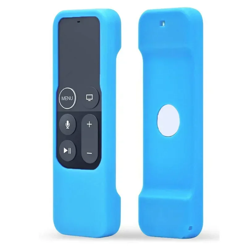 Colorful Silicone Protective Case Cover Anti-fall Skin for Apple TV 4 Remote Control Dust-proof Waterproof Protector Cover: GRAY
