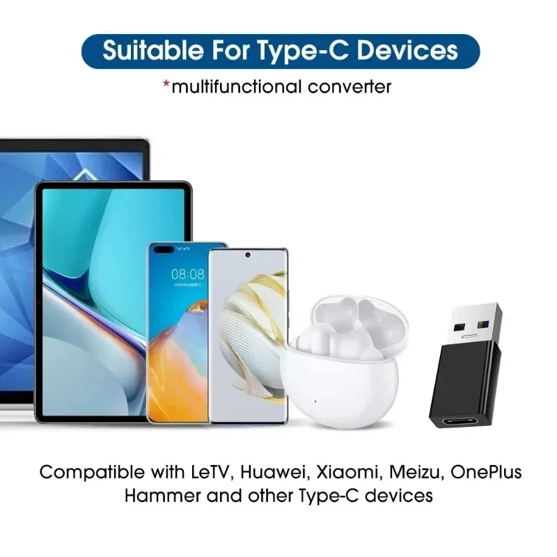 USB C 3.0 Adapter Type C To USB Adapter Male To Female USB-C Converter USB Type-C Converter for Macbook PC Laptops Mobil Phone