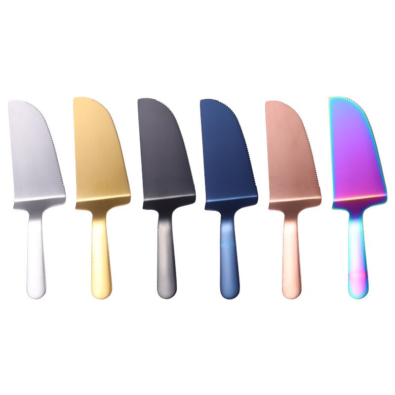Cake Spatula Pizza Cutters 18*5cm Stainless Steel Cake Server Spatula Blade Cutter Cake Pizza Spatula Multifunction Baking Tools