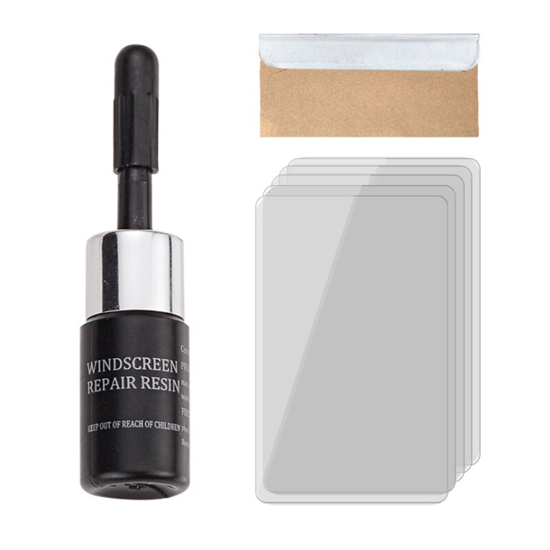 Gør det selv forrude reparationssæt quick fix bilrude glas ridse revne restaurering reparationsværktøj auto rude skærm polering bil styling: Stil 5