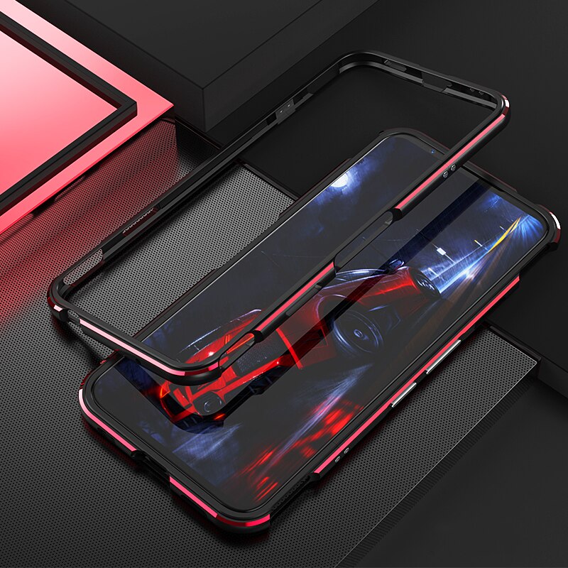 Ylellinen metallinen puskurin puhelinkotelo zte nubia red magic 5g coque -alumiinikehys 3d suojakuori redmagic 5g koteloa iskunkestävä