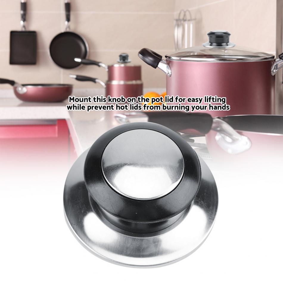 Lot De 4 Boutons De Remplacement Pour Couvercles De Casseroles – Poignées Résistantes à La Chaleur, Design Simple