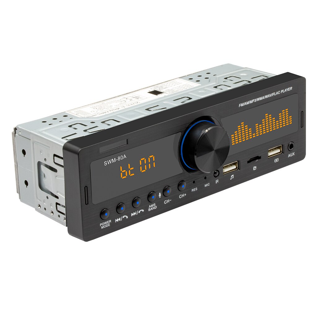 1Din autoradio Multimedia vivavoce lettore MP3 FM AM Audio 12V ingresso USB/SD/AUX nel localizzatore di trattini unità principale Stereo automatica