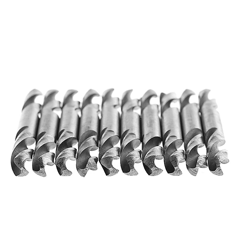 Lot De 10 Forets HSS Torsadés Double Pointe - Revêtement Titane, Diamètre 4.2mm, Longueur 56mm - Neuf