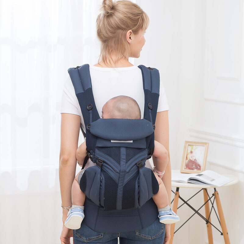 360 Adjustable At All Stages Ergonomic Baby Carrier Infant Hip Seat Carrier Sling Front Facing Backpacks for Baby Activity Gear