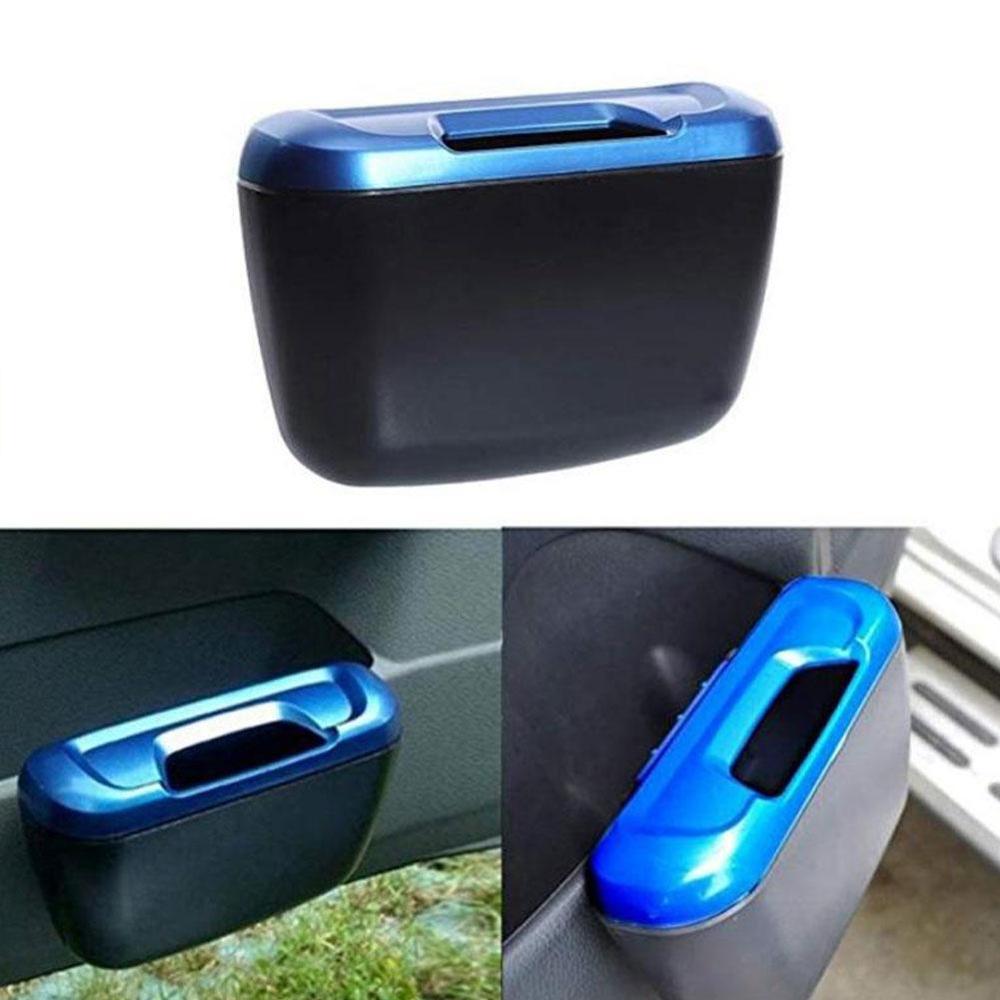 Car Rubbish Box Dust Case Box Trash Can in Car Plastic Trash Accessories Box Car Car Waste Container Bag Trash Bin Car Orga Z9S7