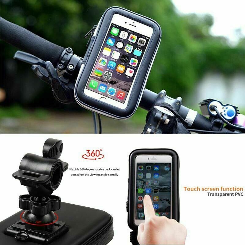 360 ° Fiets Telefoon Houder Waterdichte Fietstas Motorfiets Fietsstuur Mount Stand Verstelbare Houder Fiets Tassen Voor Mobiel