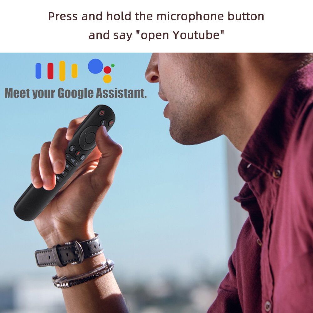G50 air mouse Google Voice Microphone Gyroscope 2.4G Wireless IR learning G50S remote control for android tv box