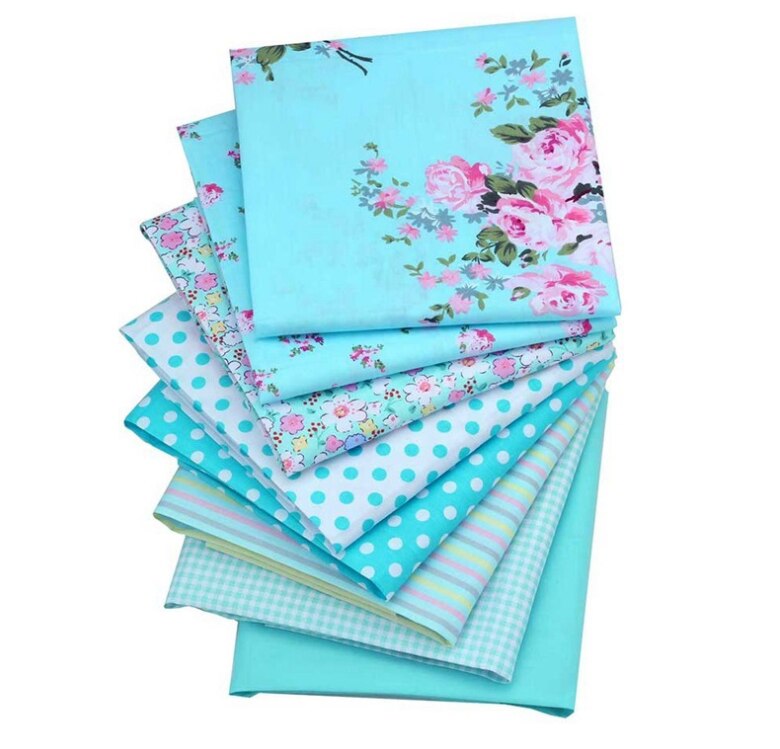 Tkaniny metry szary granatowy kwiat pled paski tkaniny bawełniane na ubrania sukienki szycia poduszki koc tkaniny dla lalek DIY Meterial