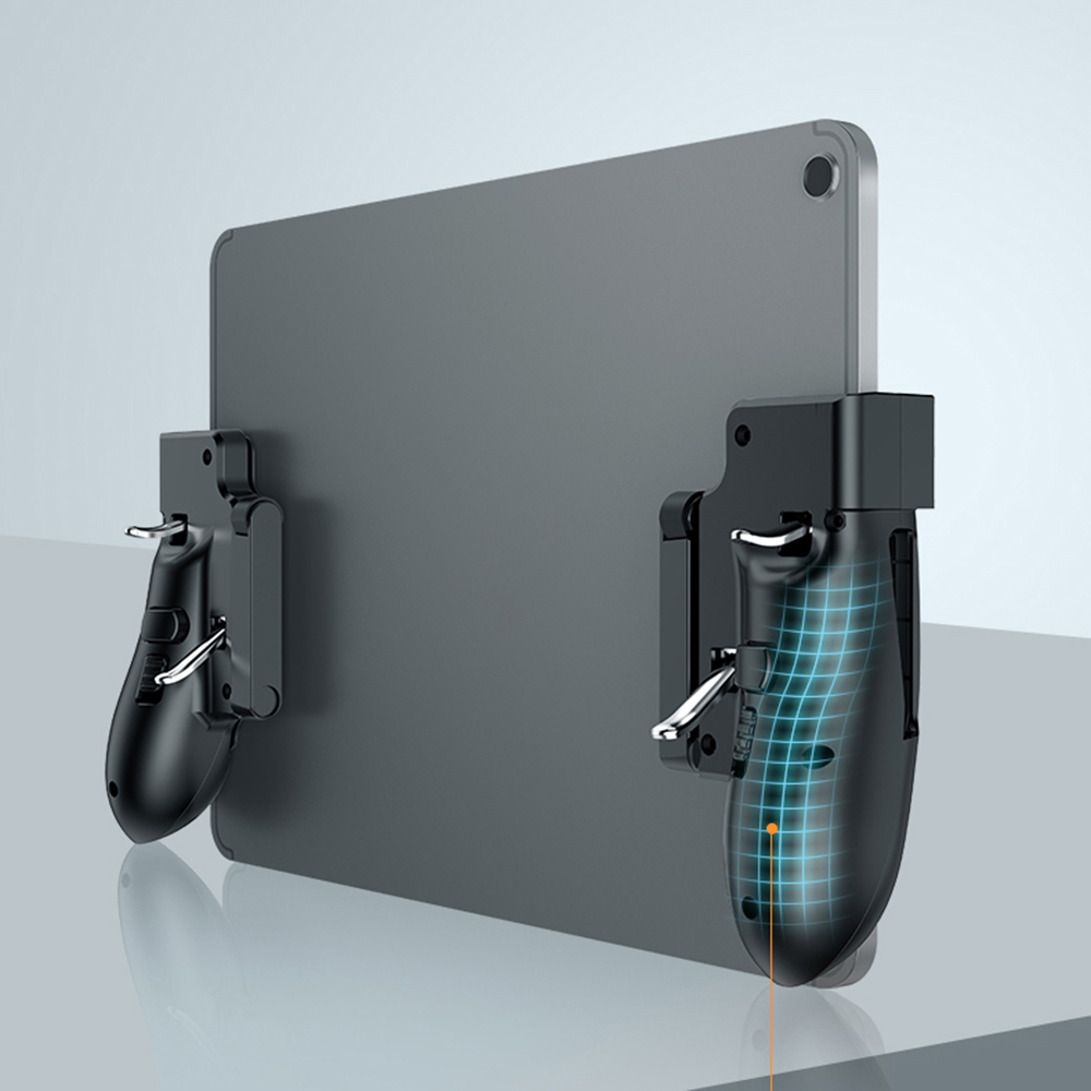 Til pubg-controller med seks fingre, pubg mobile-trigger, gamepad-greb, lr fire-sigteknap, joystick til ipad-tablet, fps-håndtag
