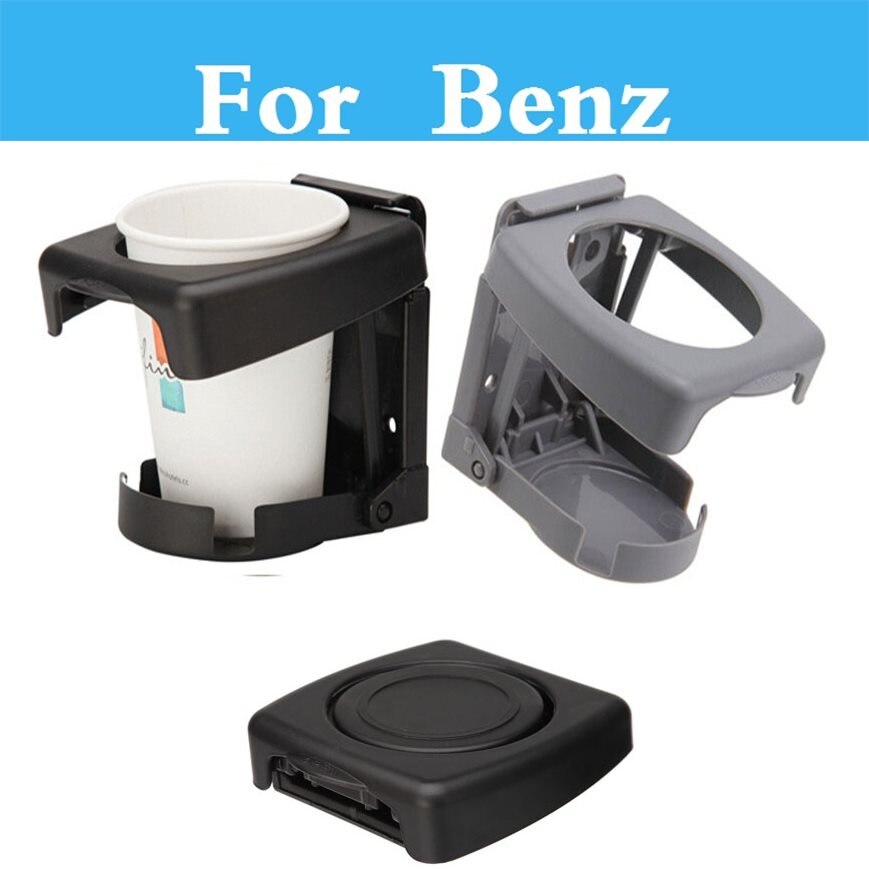 auto Pieghevole Bevanda Bottiglia della Bevanda tazza Supporto Del Basamento Del Supporto Della Bevanda per Benz A Amg B E C S Vetro Gla Cla Cls Gle Glc C63s A45