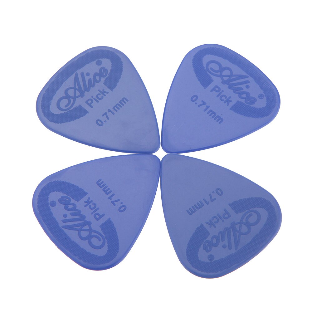 Kitaran poiminta 20 kpl/setti akustinen kitarapistin 0.71mm ulkonevaa nailonhakkua plectrumit kitaran osat &amp; lisätarvikkeet