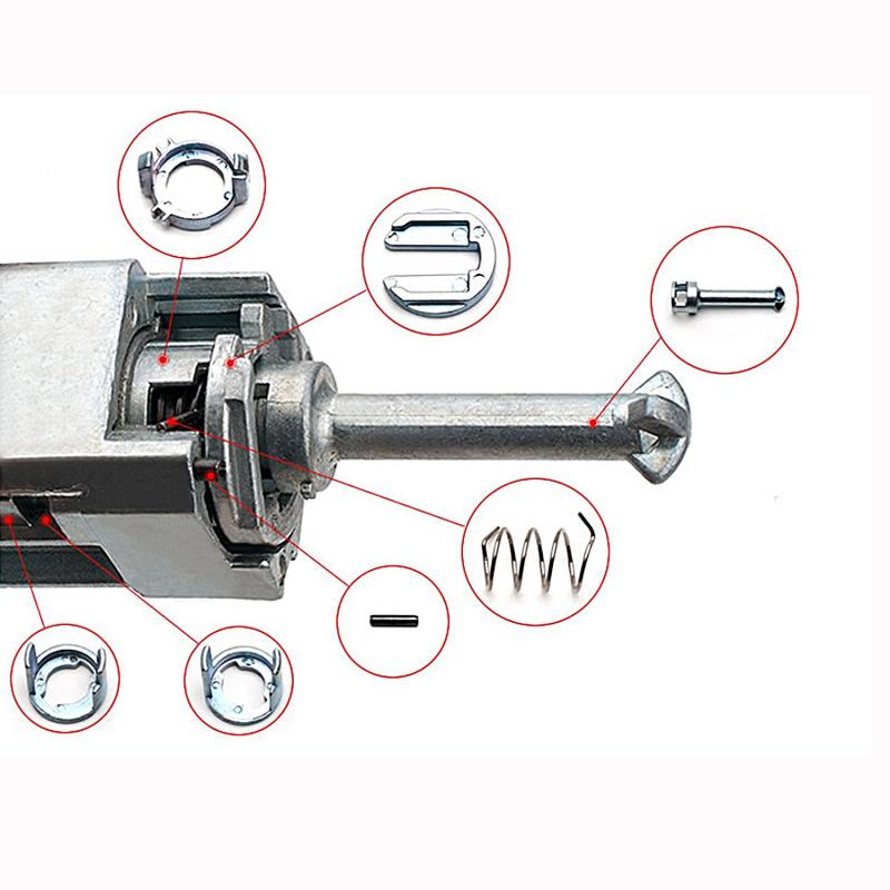 Kit de reparación de cerradura de puerta E46, compatible con BMW E46 3 Series 323i 323c 323ci 325i 325xi 325c 325ci 328i M3, cilindro de barril , Hardware