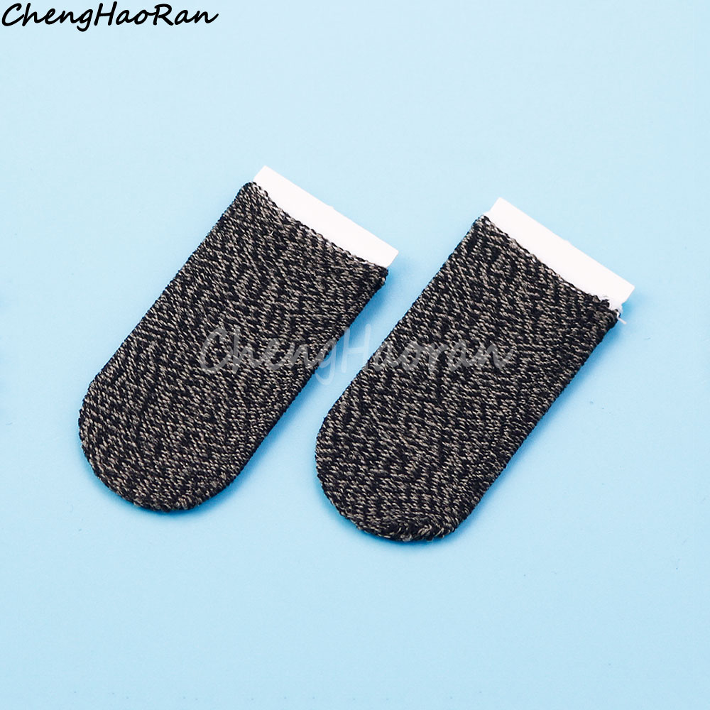 Gants de sueur respirants pour manette de jeu, jeux mobiles, écran tactile, doigts, 1 paire: WHITE
