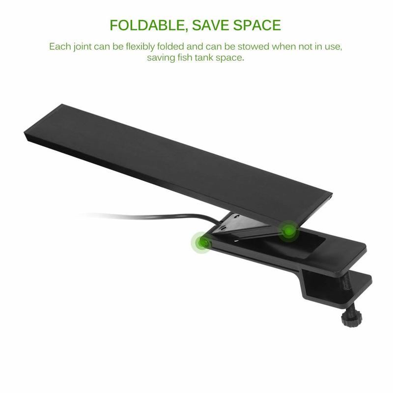 Clip-on Hi Lumen Dimmable Aquarium Led Lighting with Touch Control for Saltwater Marine Reef Freshwater Fish Tank Aquatic Plants