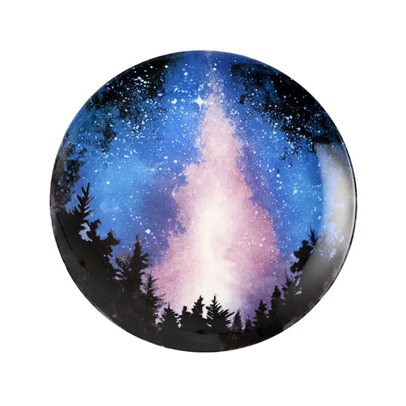 Star universe plate set ceramic tableware dessert steak bread dinner plate set dishes kitchen decoration 8 inch WF