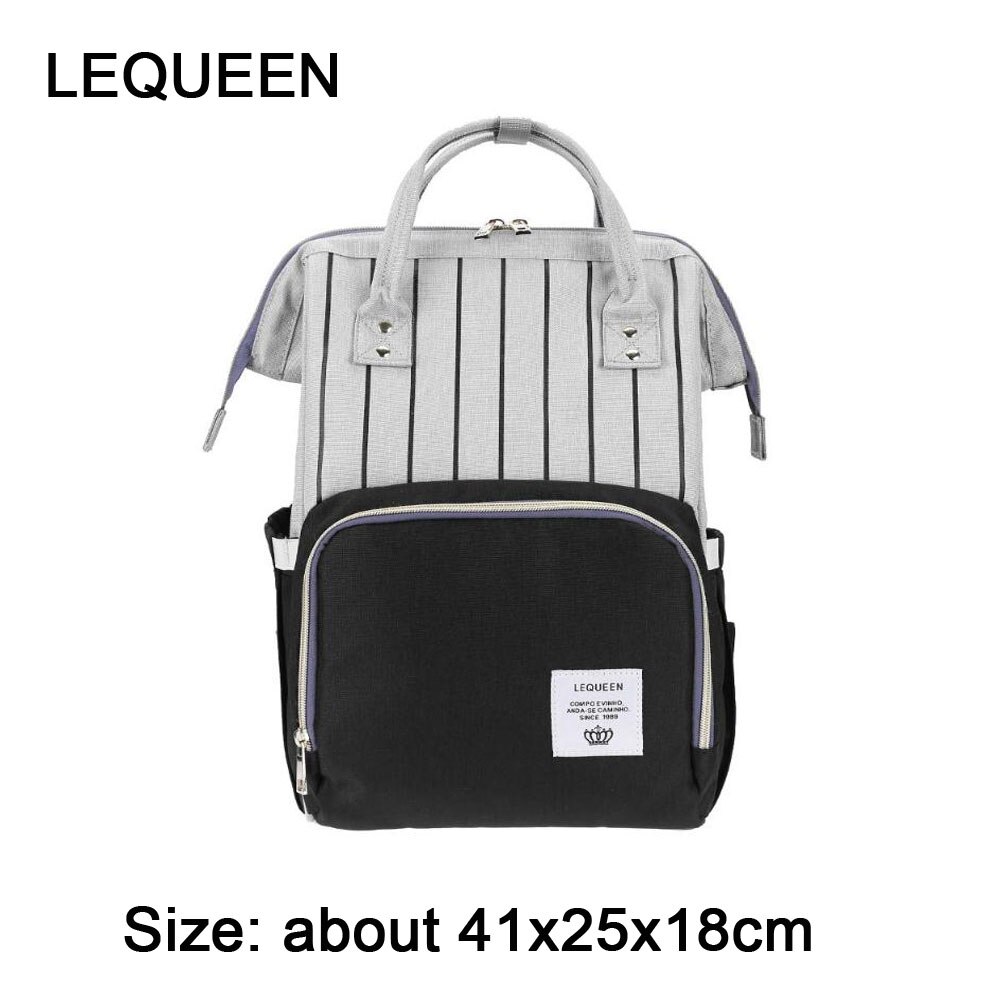 LEQUEEN Diaper Bag Mummy Maternity Nappy Bag Large Capacity Baby Bag for Mo Travel Backpack Desinger bolsa maternid sac bebe