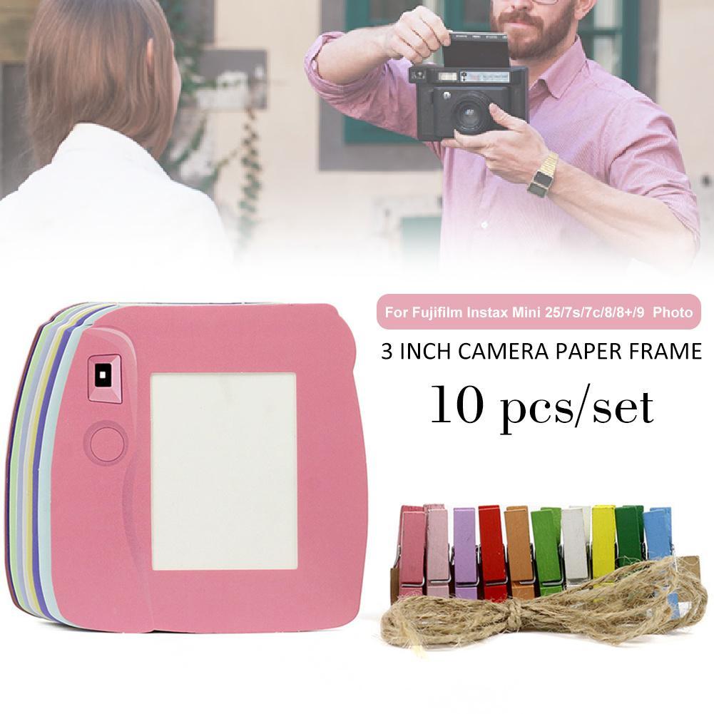 10 Stuks Per Set Innovatieve Kleurrijke 3 ''Muur Paperclip Fotolijst Fotografische Home Decor Universele Foto Opknoping Frame