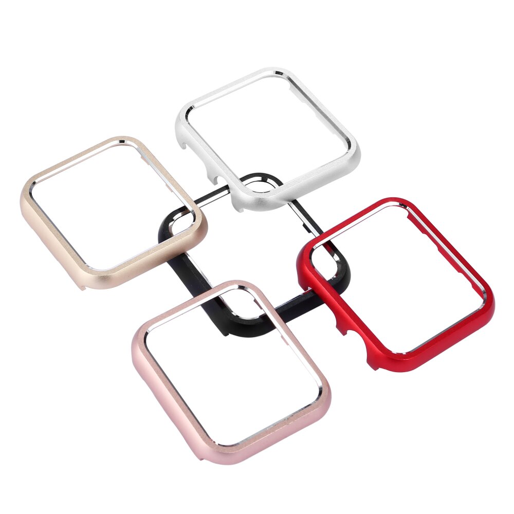 for iWatch 4 5 Case Aluminum Metal Frame Alloy Protector Cover Case Perfect Fit for Apple Watch Series 1 2 3 38mm 42mm 40mm 44mm