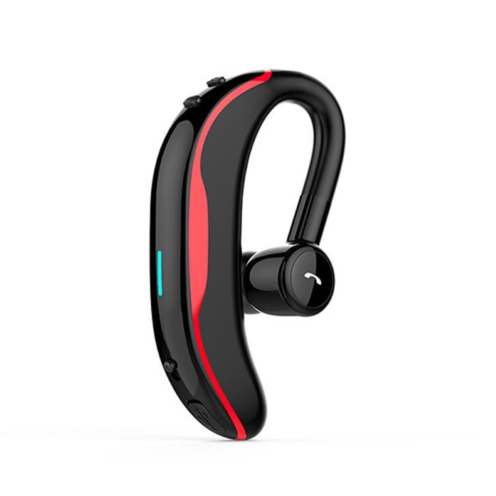 1pc f600 kabellose bluetooth-freisprech-ohrhörer mit ohrbügel, sport- und business-headset: Rot