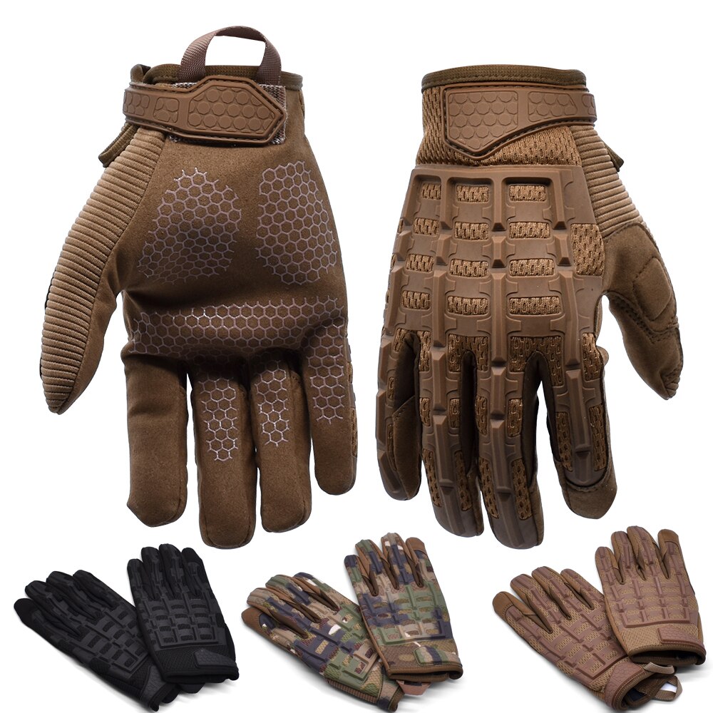 Motorcycl Gloves Leather Touch Screen Non-slip Breathable Riding Gloves For HONDA CRF230F XR230 XR250 XR400 CRF 230F XR 250 230