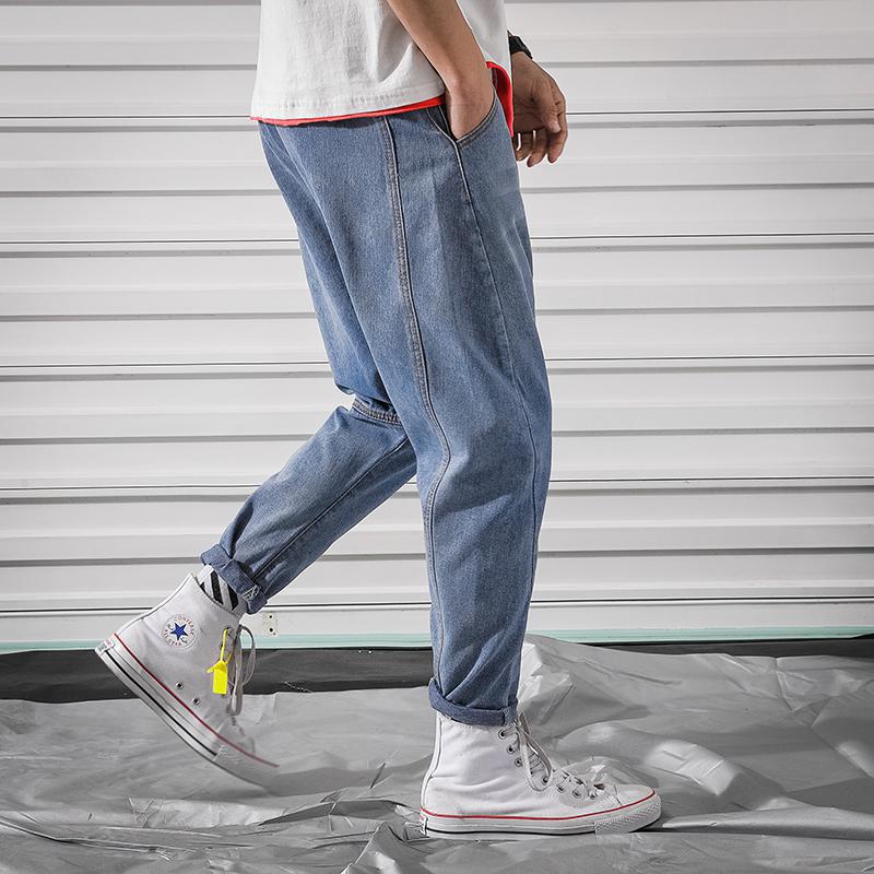 Heren jeans baggy denim harembroek klassieke stijl lage kruis jeans hiphop streetdance broeken grote maten joggingbroeken grote maten 5xl