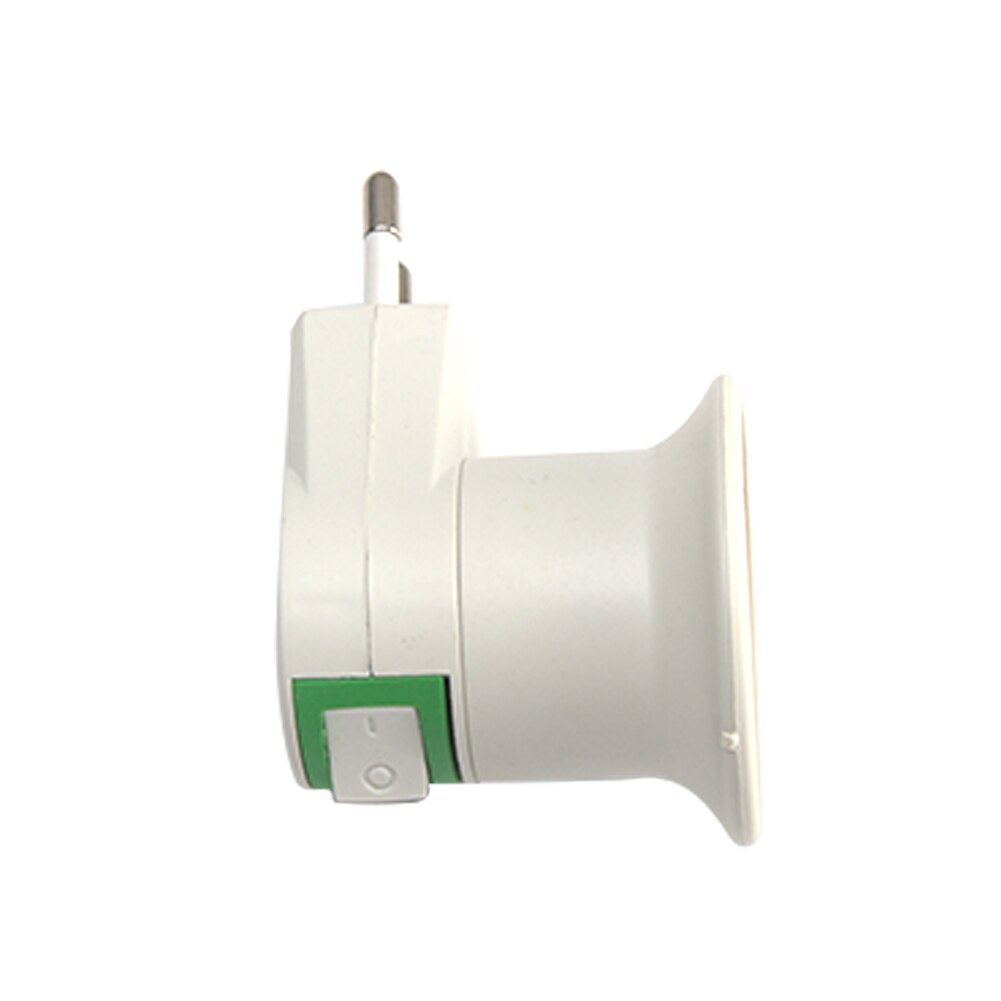 Stekker netstroom 220v naar  e27 lampen fitting adapter halogeen led spaarlamp met aan/uit schakelaar