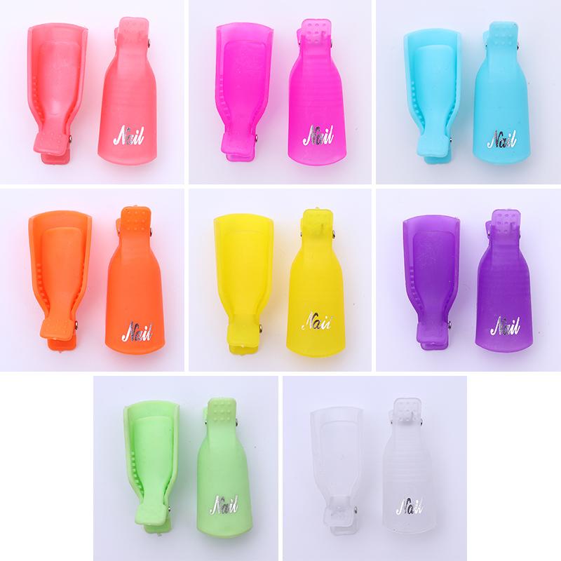 5 Stks/set Verwijderen Gel Nagellak Clips Caps Plastic Nail Art Losweken Cap Nail Cleaner Gel Nail Remover Manicure gereedschap