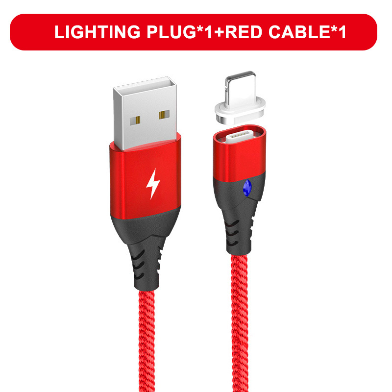 Oppselve Micro USB Charging Phone Android Data Cable Magnetic Fast Cable For iPhone Xiaomi Huawei Mobile Magnet Charger Wire 3A: Blue / 0.75m