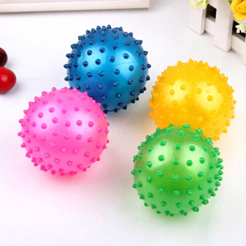 freundlicher Aufblasbare Gummi Baby Karikatur Dorn Große Ballon Entwicklungs freundlicher Ball Interaktive Spiele Spielzeug 16cm