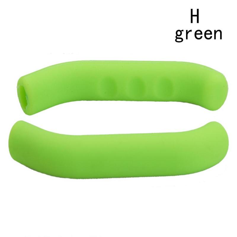 Cubierta protectora de manija de freno para patinete eléctrico Xiaomi M365, accesorios para bicicletas, cubiertas universales antideslizantes para ciclismo, 2 uds.: H