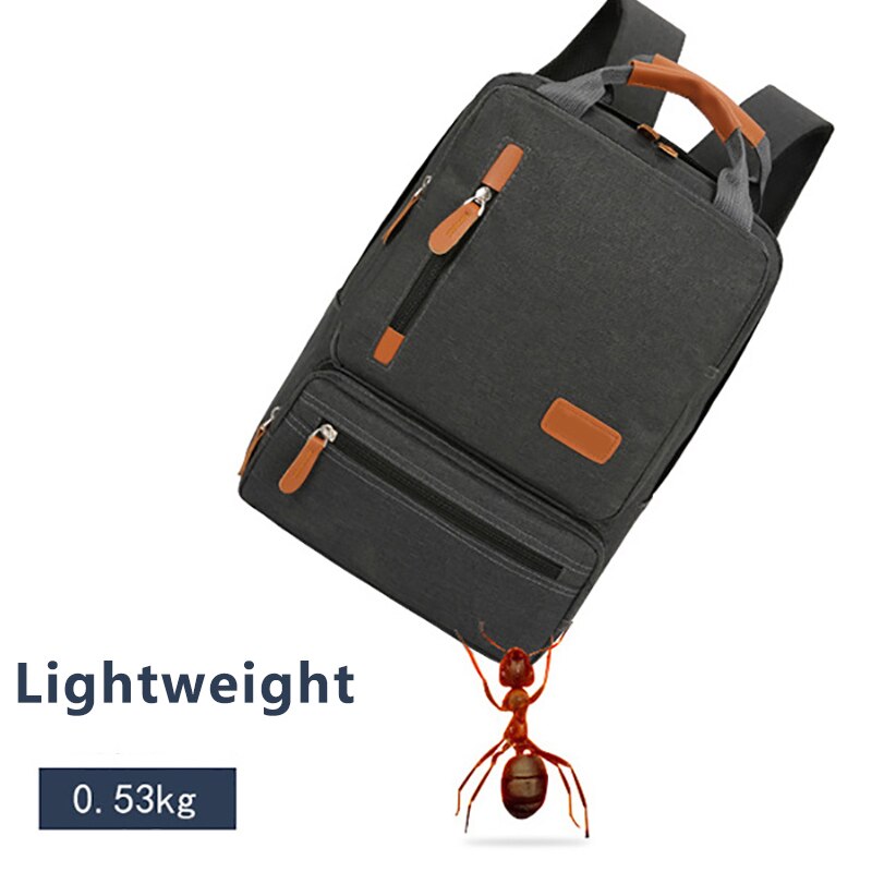 Casual Männer Schule Rucksack Licht 15 zoll Laptop Tasche Wasserdichte Oxford Tuch A4 Buch Dame Anti-diebstahl Reise rucksack Grau