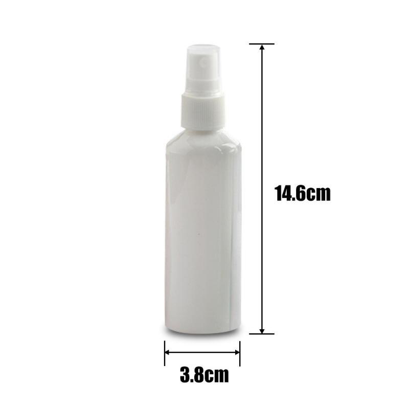 1 pc bærbar tom sprayflaske 30/50/100 ml genopfyldelige beholderflasker plast mini tom kosmetisk beholder parfume flaske: 100ml hvide