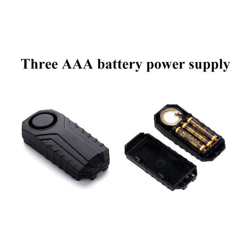 Wireless Bicycle Anti-theft Alarm Lock Vibration Bike Motorcycle E-bike Vibration Alarm Cycling Accessories 113dB